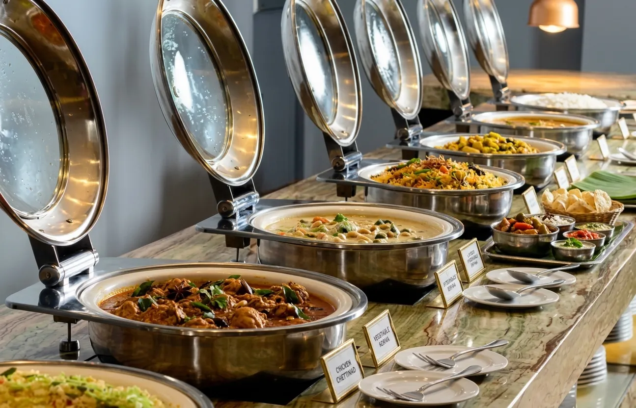 Indian catering by Mother India Dosa And Curry — dosas, chaat, biryani for weddings and events in Calgary