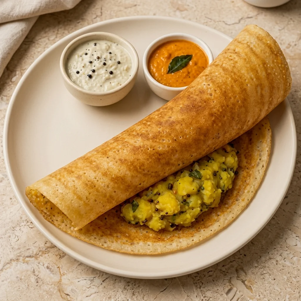 Masala Dosa at Mother India Dosa And Curry — best dosa in Calgary NE